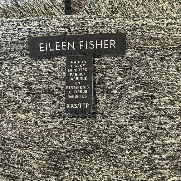 Eileen Fisher Active T-Shirt Dress High Low Hem in Grey Melange Women’s XXS - Picture 4 of 5